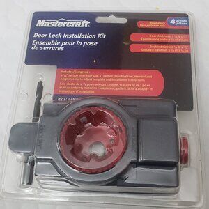 Mastercraft Door Lock Installation Kit For Wood Doors